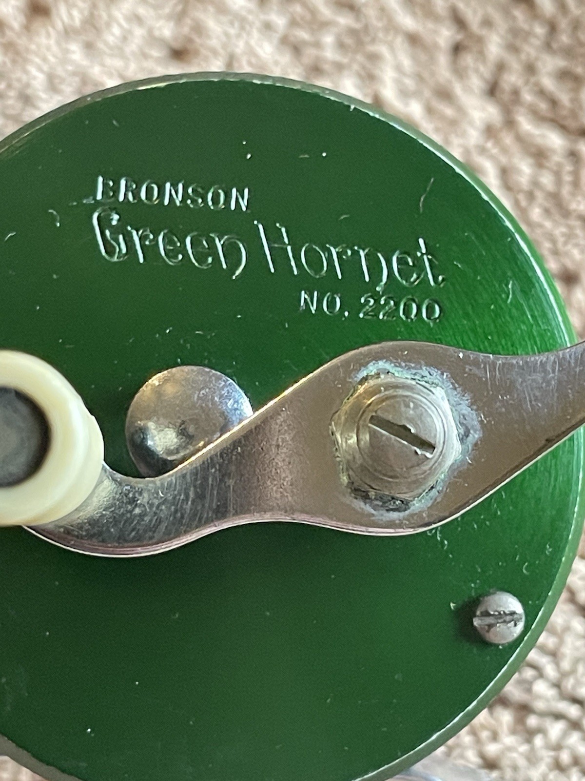 A Lot Of 4 Vintage Fishing Reels Penn, The Brunson Green Hornet