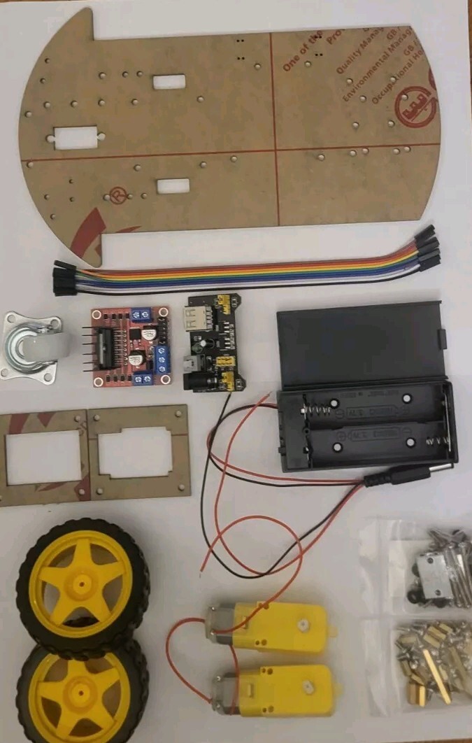 2WD Smart Robot Car Chassis 2 Motor Replacement Parts Lot -  Arduino