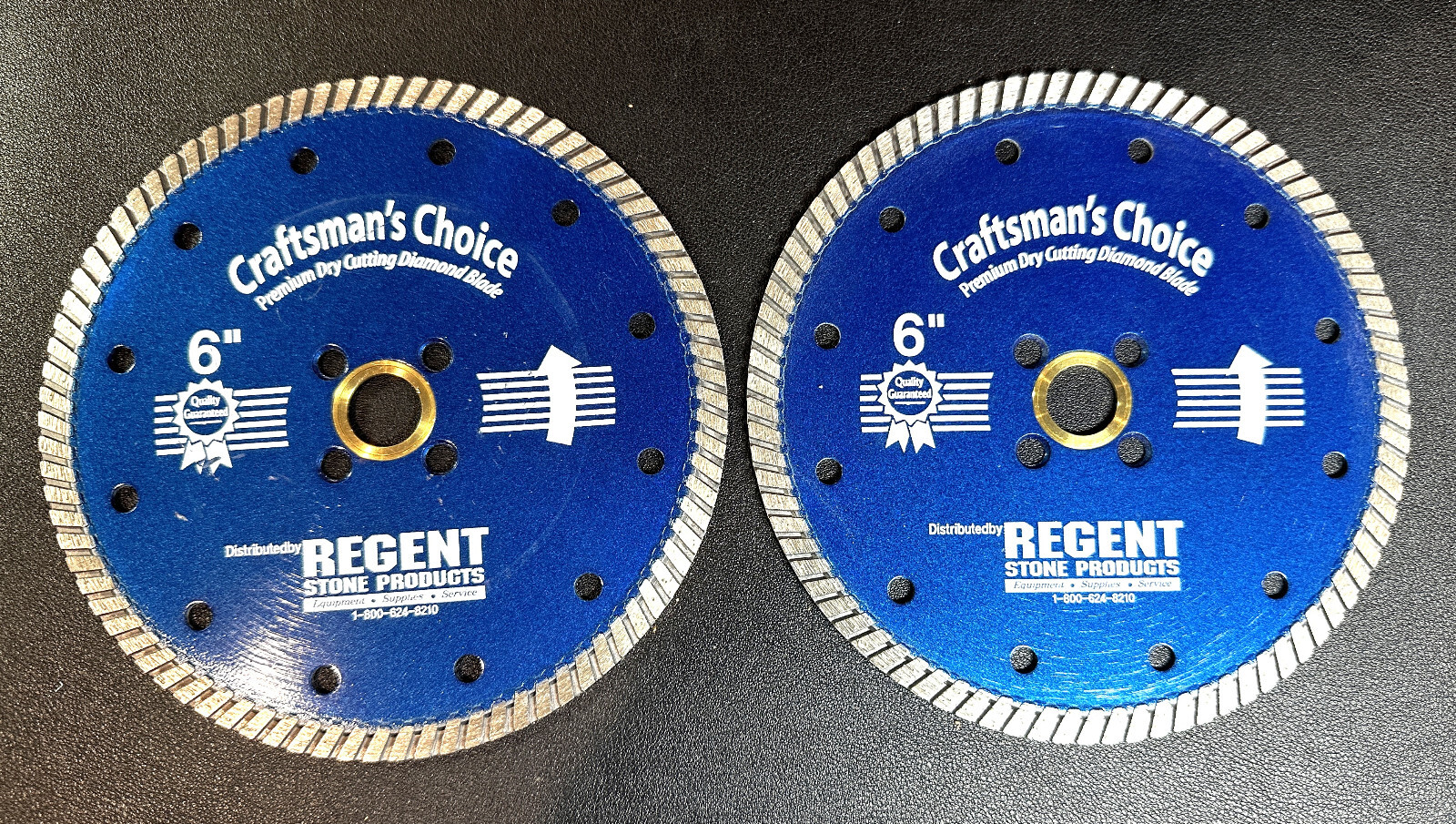 REGENT STONE PRODUCTS  CC-TBH60  (2-QTY)  6" Diamond Blade  Dry Cut Blades