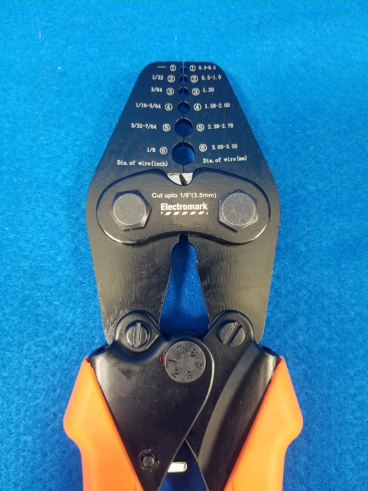 Electromark Wire Rope Swagging Toolcut and Crimping Tool for 1/32-1/8" in