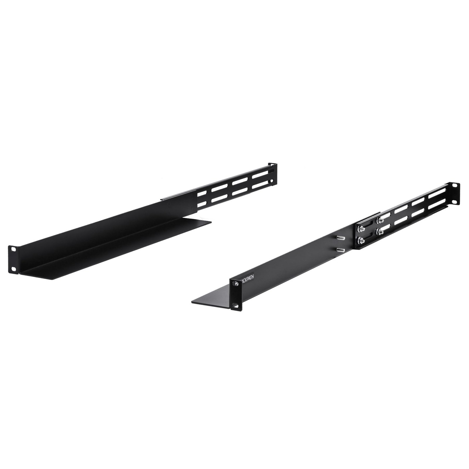 1U 4-Post Server Rack Rail, 20.2-32 Inch Adjustable Depth - 110lbs Capacity