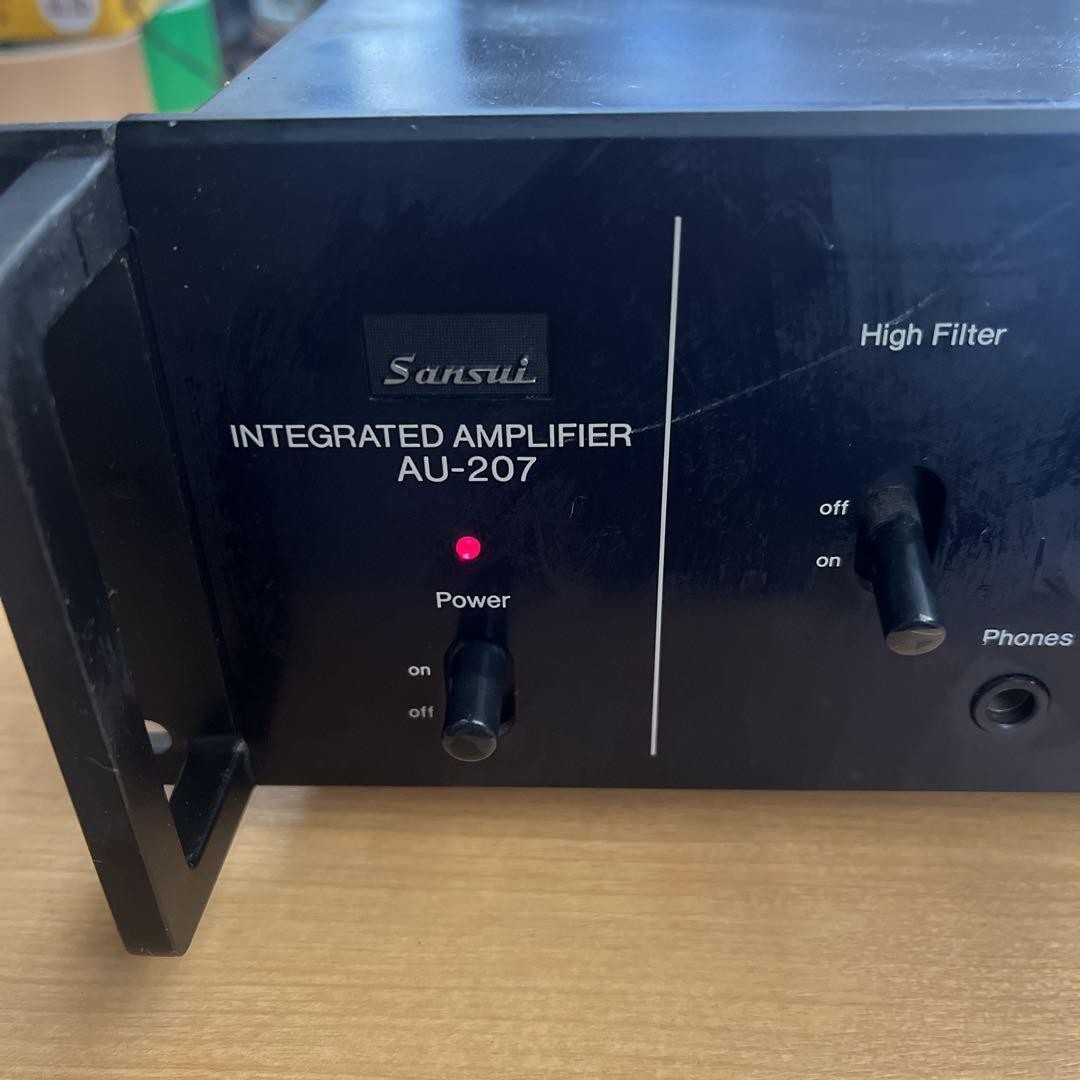 Sansui Au-207 Integrated Amplifier Vintage Stereo Amp For Parts Or Repair Audio