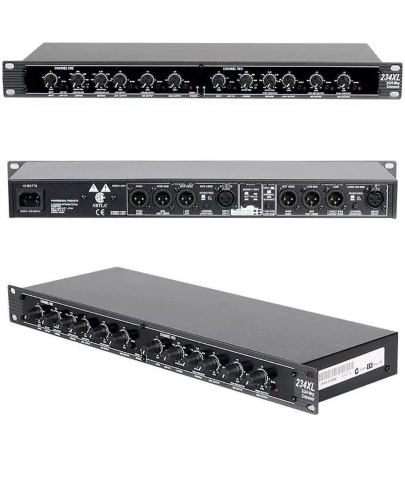 234XL Crossover, Stereo 2/3 Way Mono 4 Way Crossover, Professional Sound Periphe