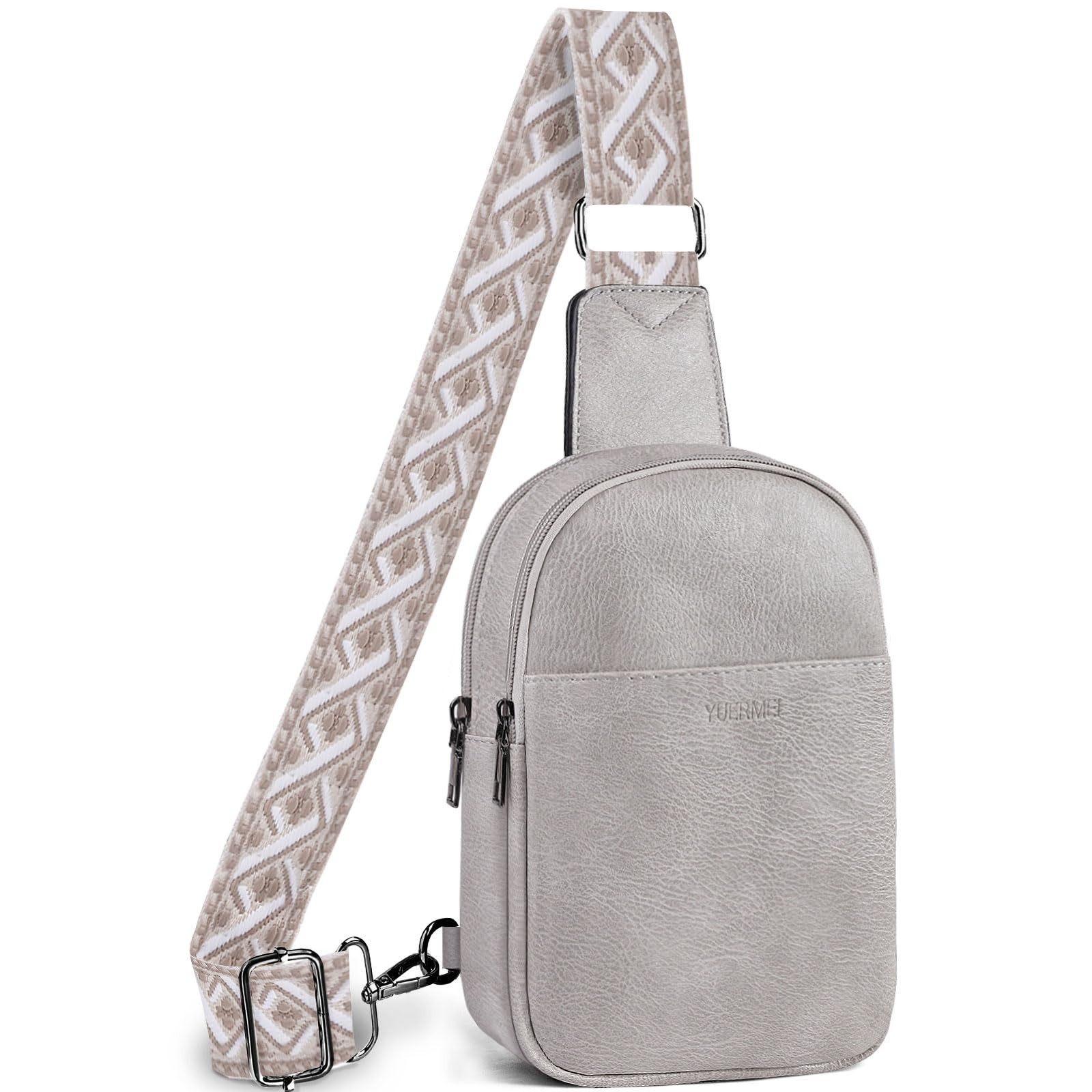 Anti Theft Crossbody Sling Bag for Women Trendy, Small Vegan Leather Cross bo...