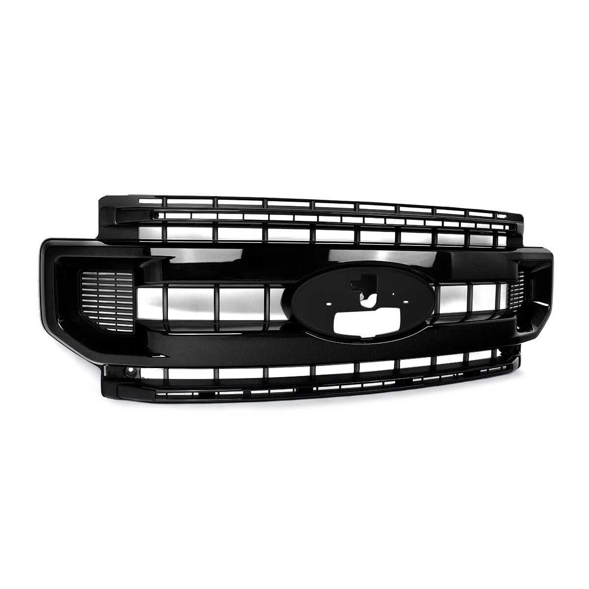 For Ford F250 F350 F450 F550 Super Duty 2020-2022 Grille Grill Shadow Black XLT