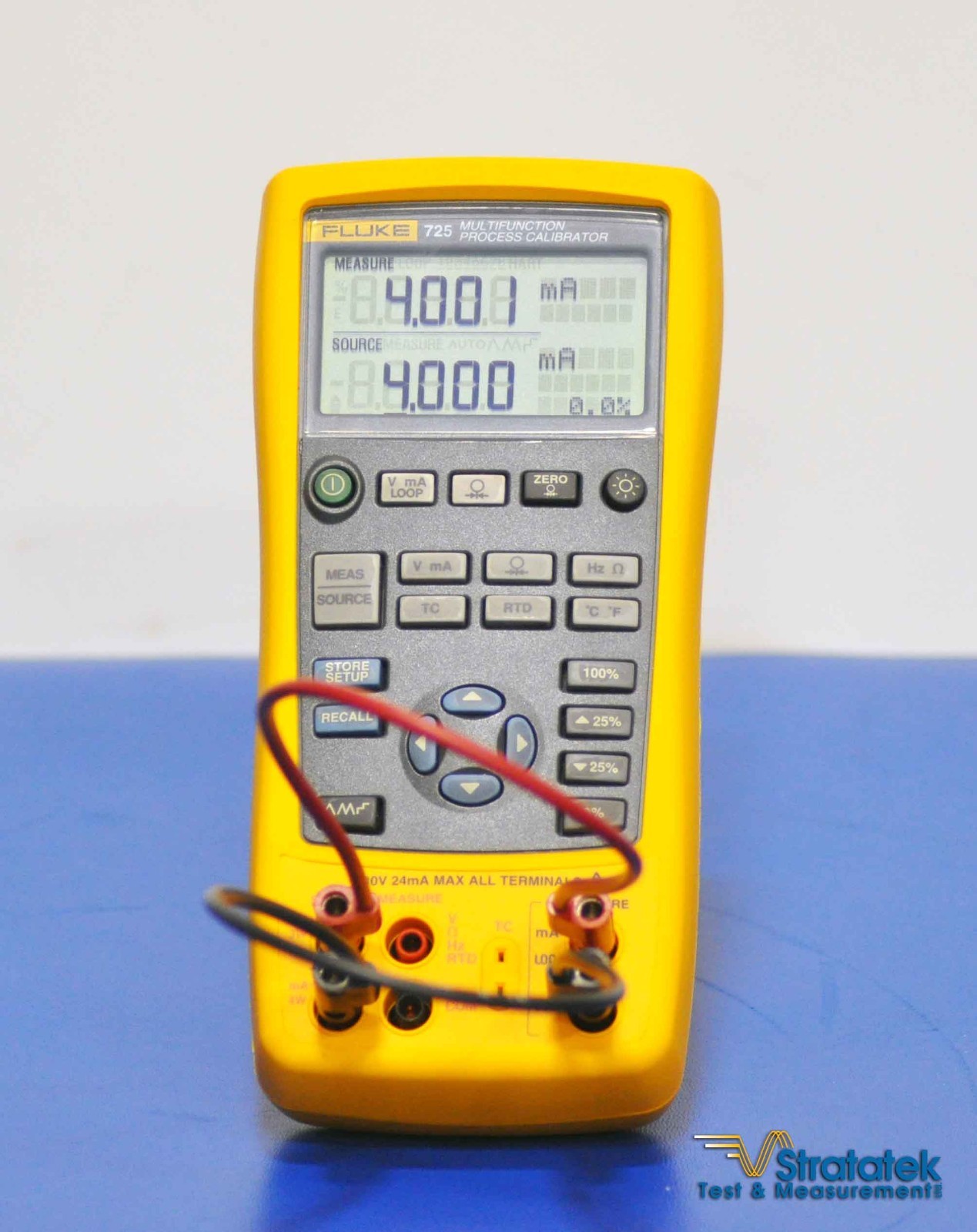Fluke 725 Multifunction Process Calibrator - NIST Calibrated with Data