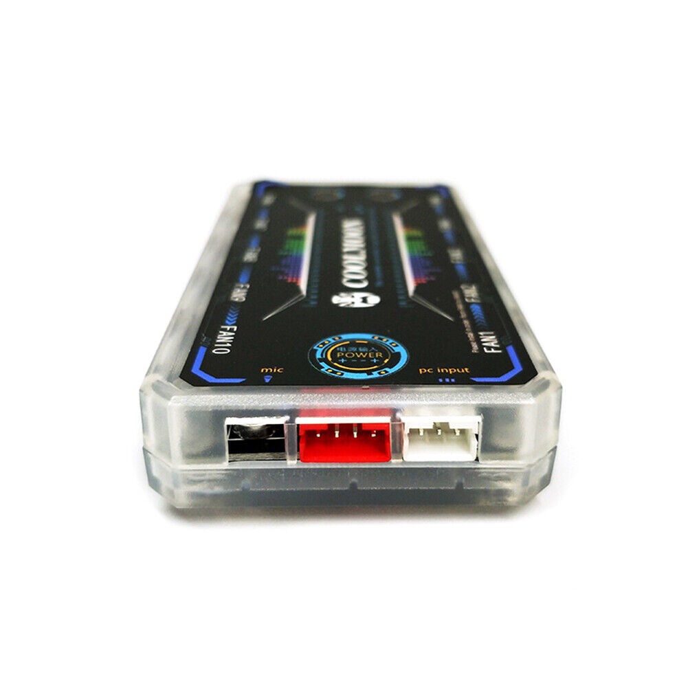 Cooling Fan Hub RGB Fan ARGB Controller Remote Control Computer Case Adapter