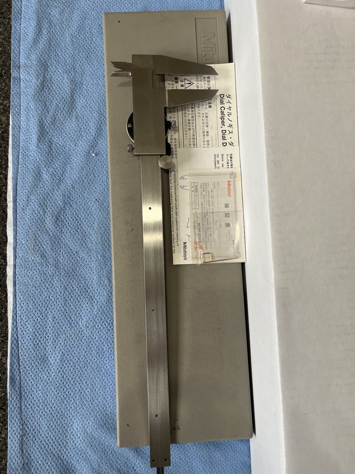 12” Dial Caliper, Depth Gage