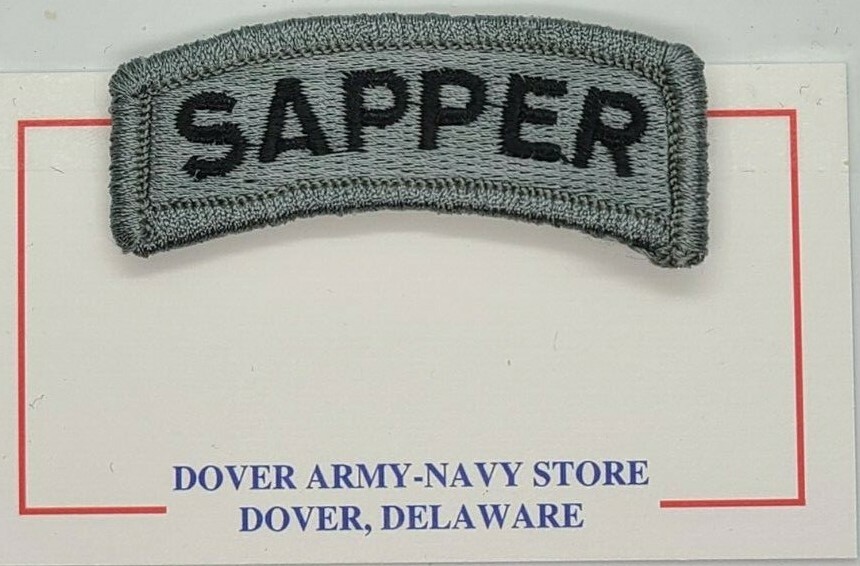 US ARMY SAPPER TAB PATCH - ACU