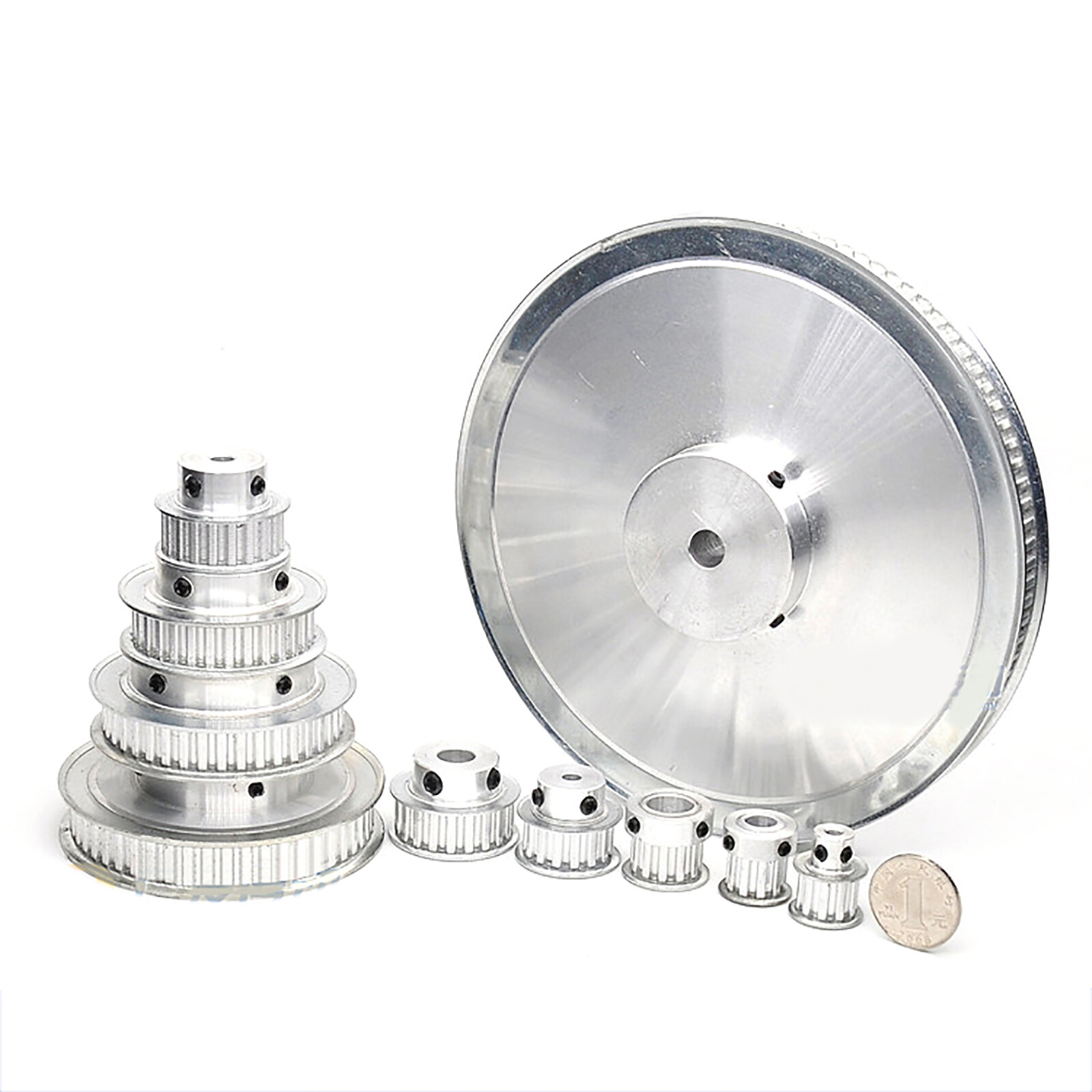 MXL Timing Belt Pulley 15T - 60 Tooth Drive Pulley 7mm Width For 6mm Timing belt