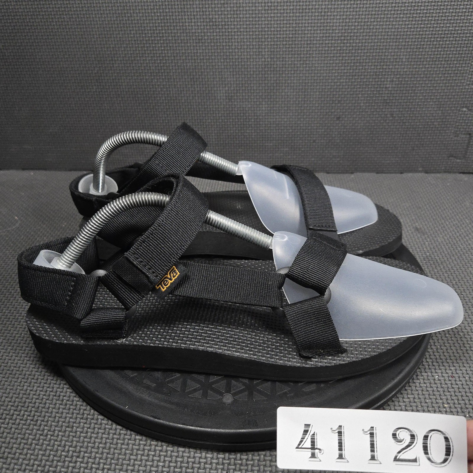 Teva Sandals Shoes Mens Size 9 Black Adjustable Strap Hiking Outdoor 1004010