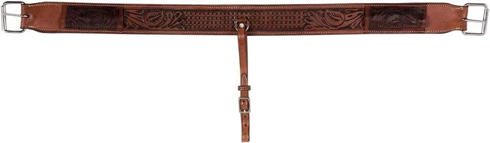 Basket & Floral Tooling Horse Rear Cinch Western Saddle Girth.