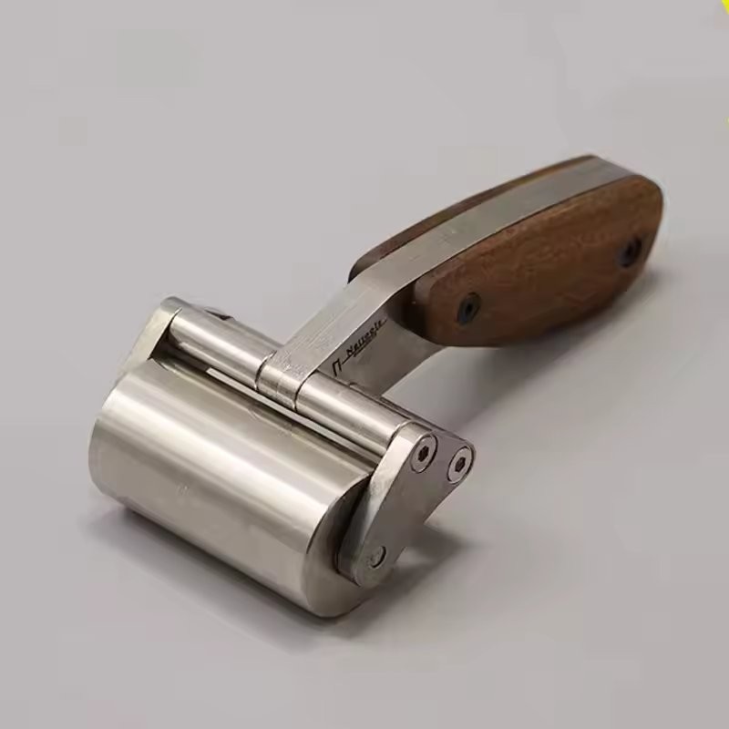 Nattools Heavy Duty Leathercraft Press Roller 304 Stainless Steel Wood Glue Tool