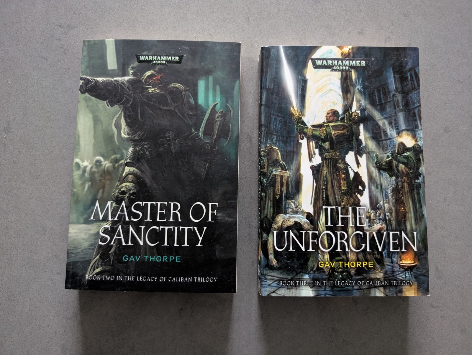Warhammer 40k Black Library Master of Sanctity & The Unforgiven Dark Angels