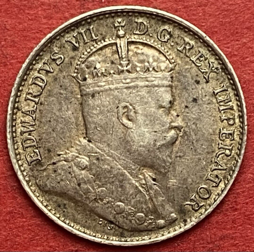 1903H Canada 5 Cents Large H - VF/EF - Lot#7647