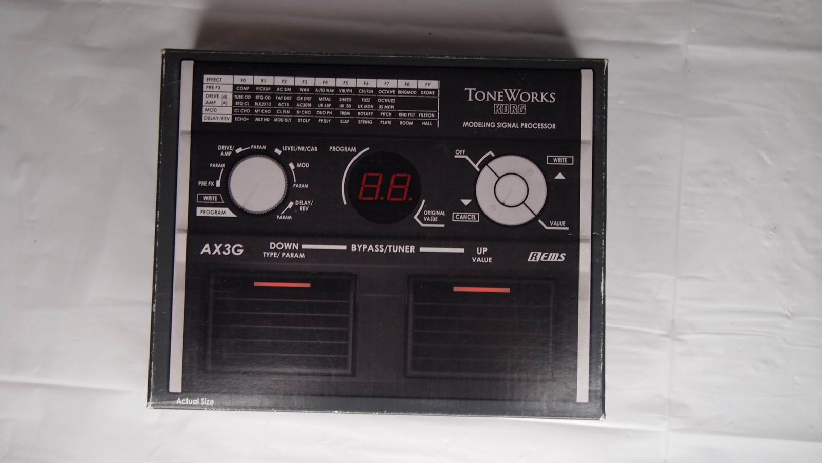 Korg ToneWorks AX3G Modelling Signal Processor Multi-Effects Pedal for Guitar