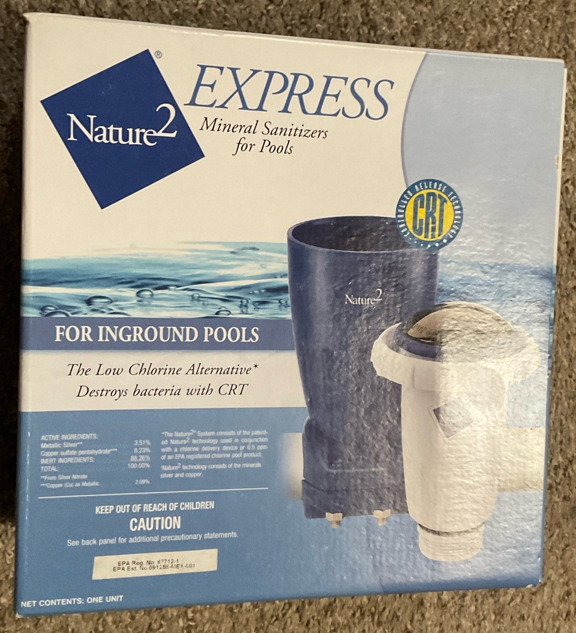 Zodiac Nature 2 EXPRESS W12244 Rev B In-Ground Swimming Pool Mineral Purifier