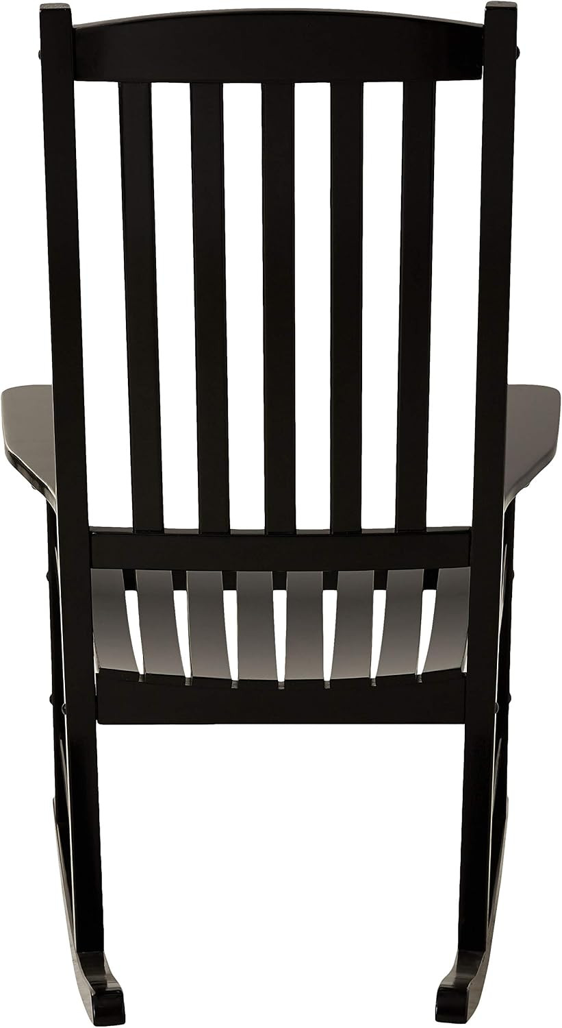 Solid Wood Bentley Porch Rocking Chair, Black
