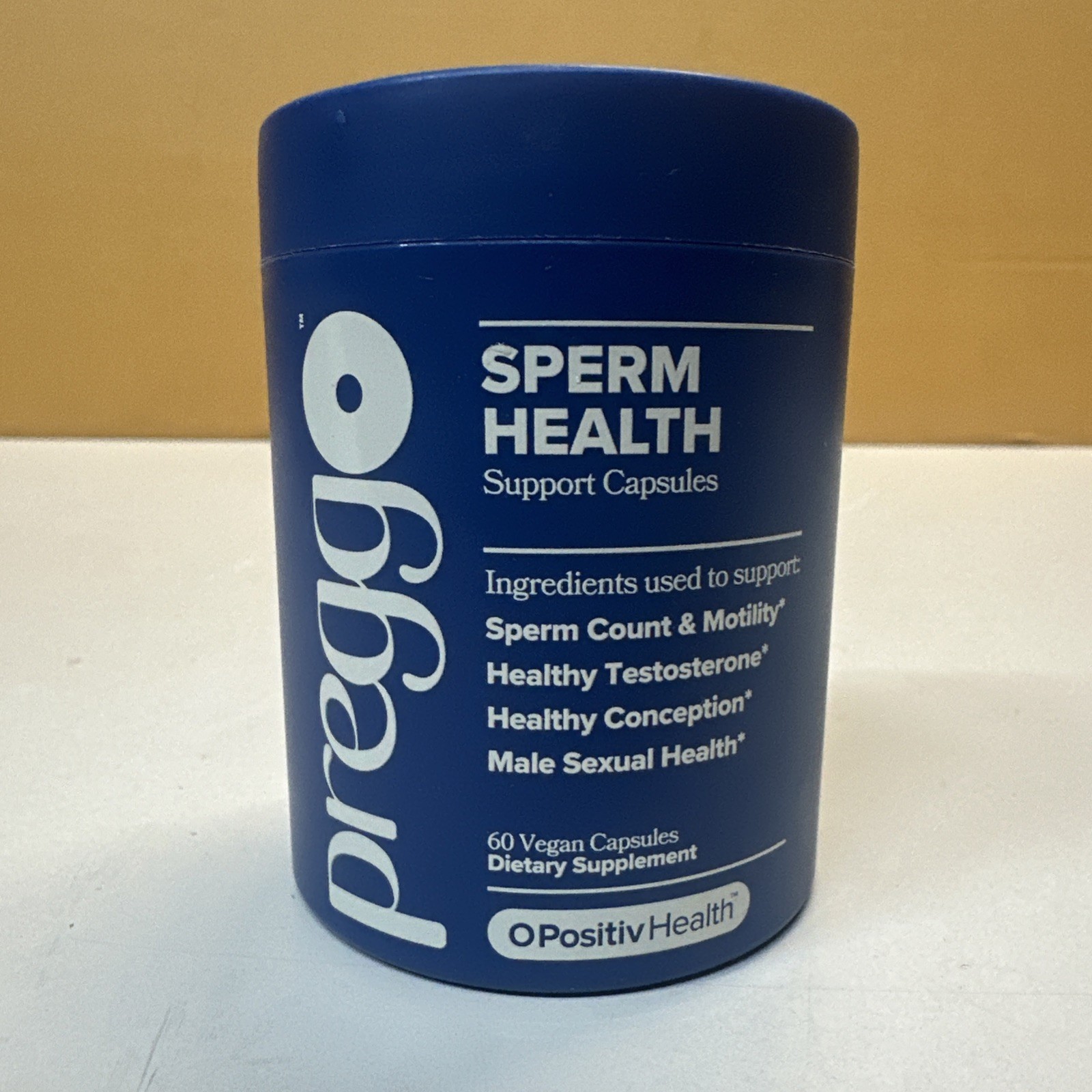 PREGGO O-Positive Sperm Health Boost–60 Capsules for Male Reproductive