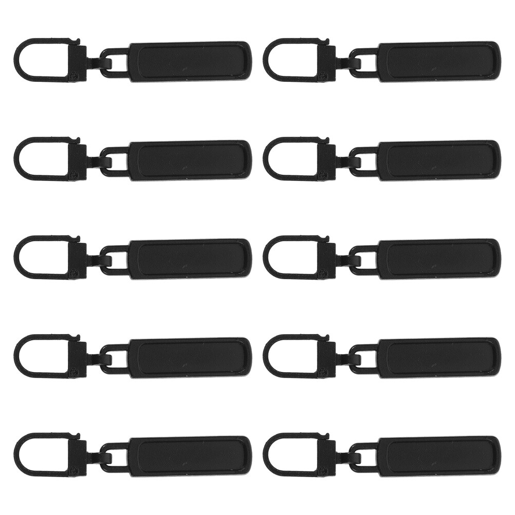 10 Pcs Zipper Tag Head Box School Bag Accessories Replacement Pull