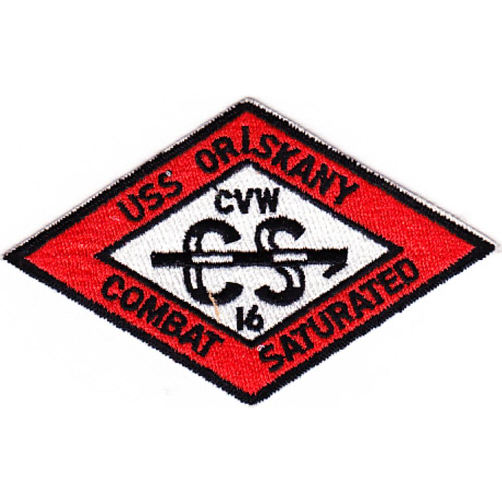 CVA-34 USS Oriskany CVW-16 Orange Patch