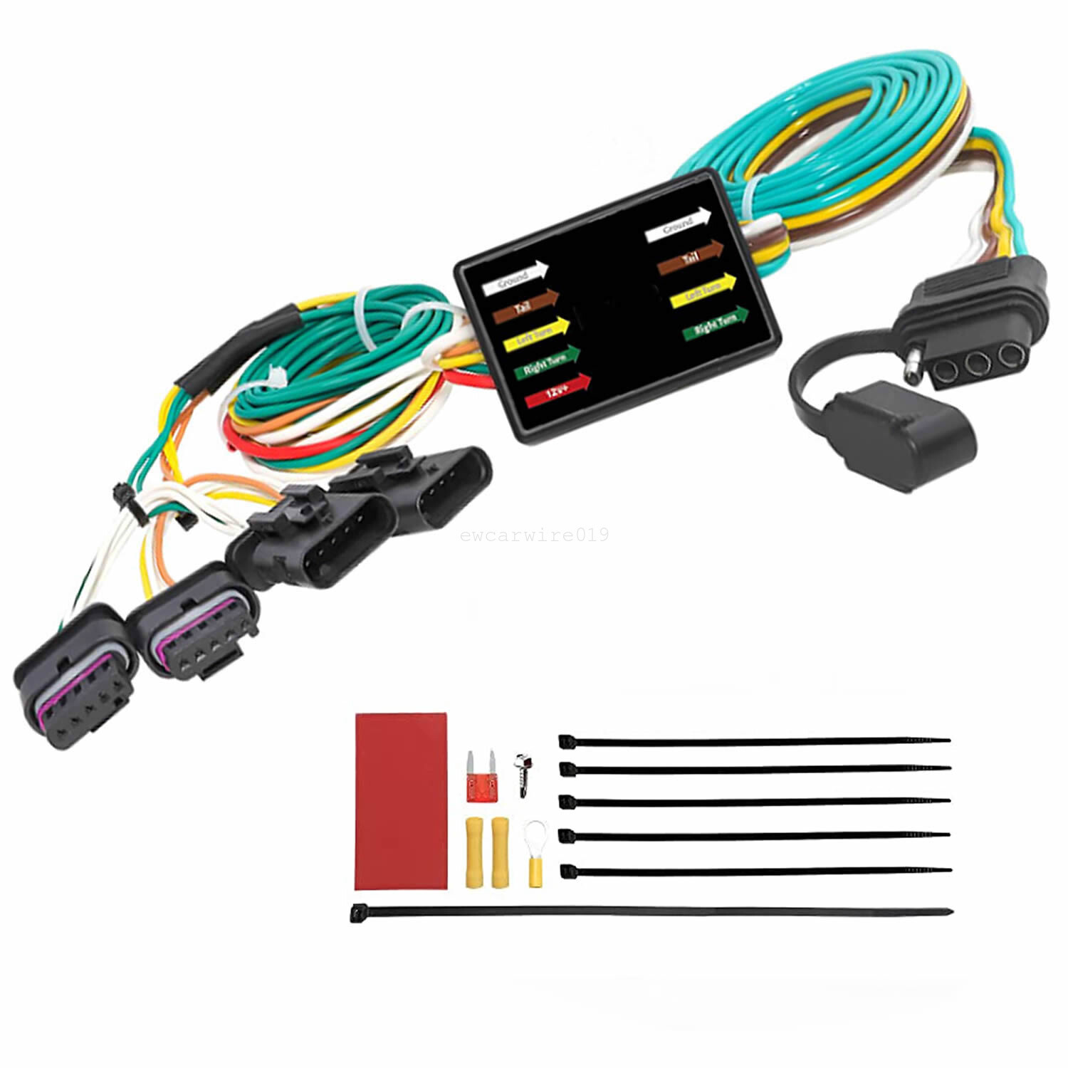 For Jeep Renegade 15 16 17 18 19 20 21 Trailer Wiring Harness T-Connector 56274