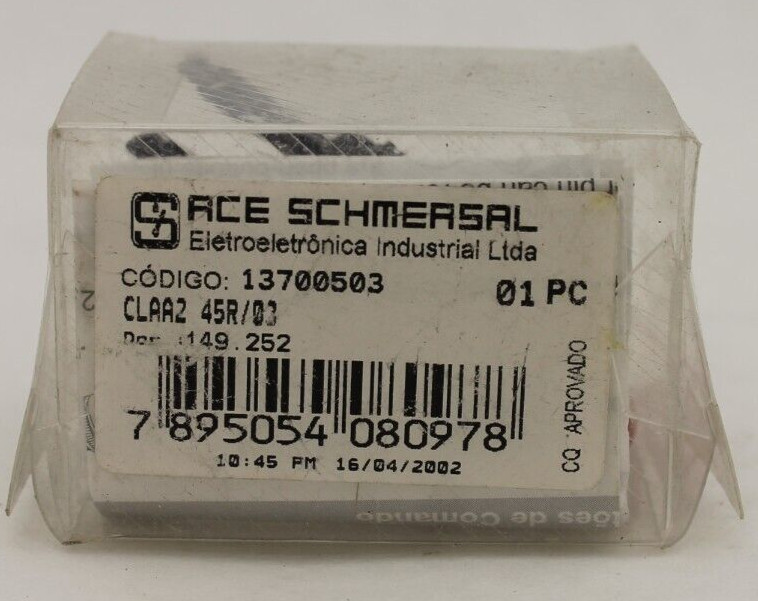 Ace Schmersal 13700503 Selector Switch