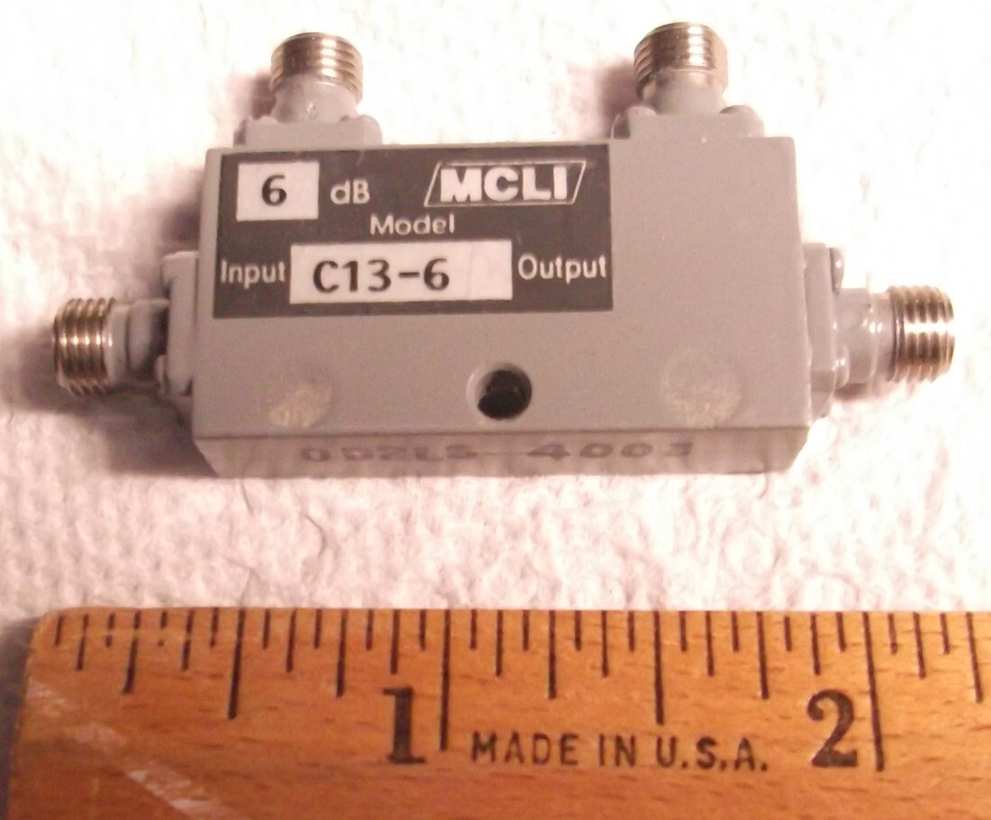 MCLI C13-6 Directional Coupler / 3 GHz  / RF / SMA / Used