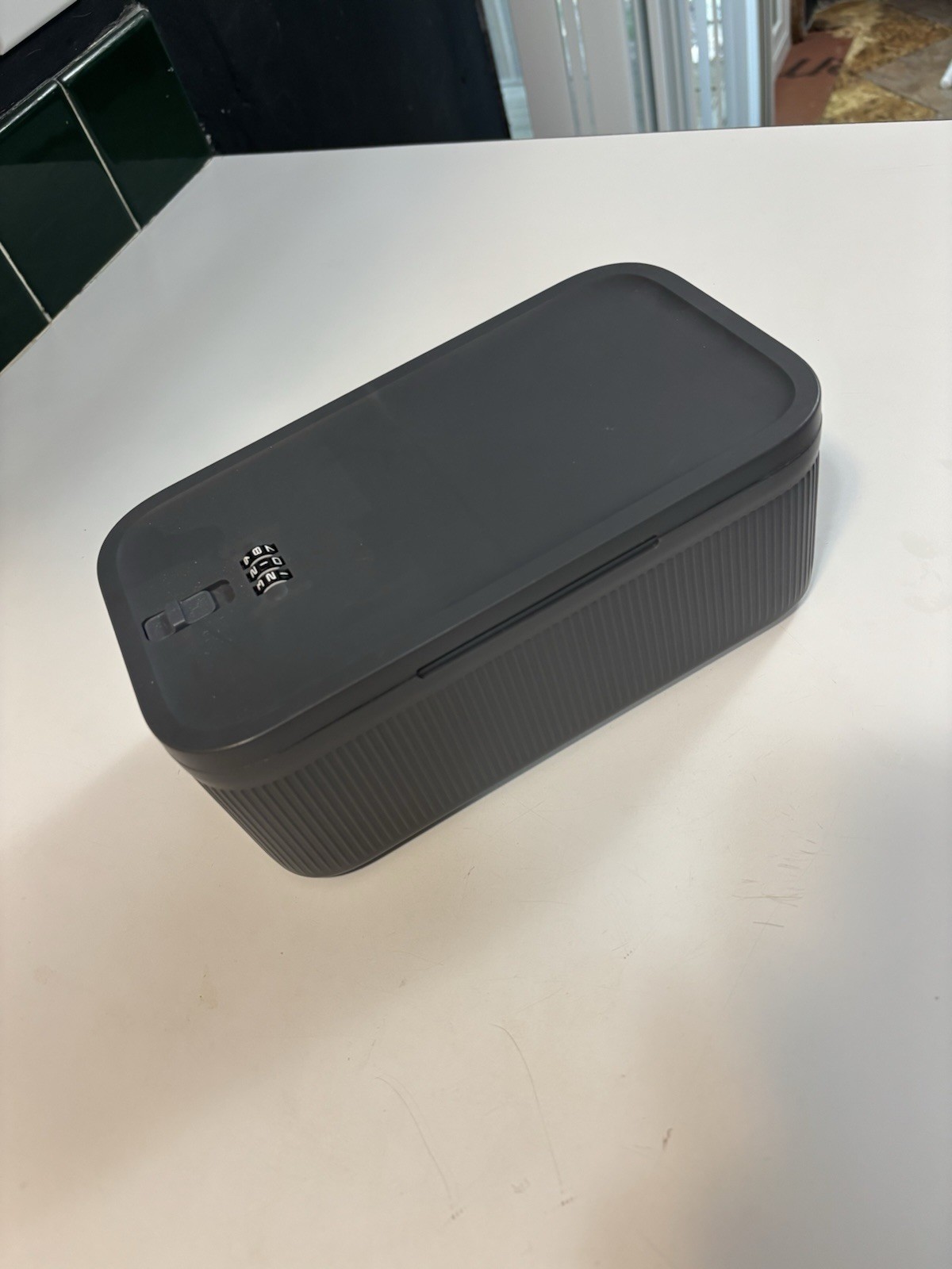 Medium Lock Box Grey Combination Lock