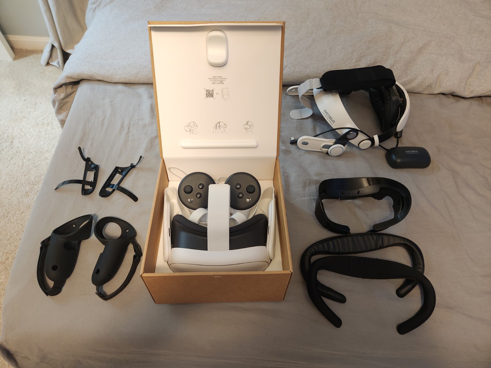EXCELLENT Meta Quest 3 512GB ACCESSORIES - ORIGINAL BOX