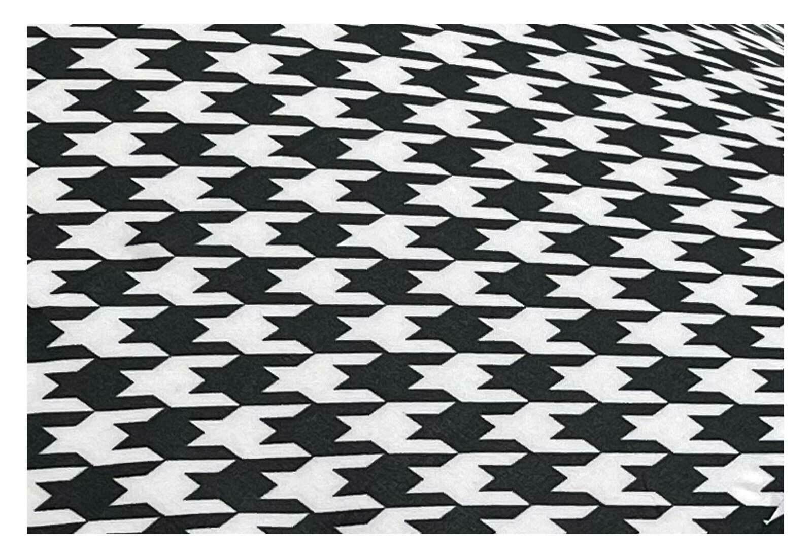 Storm Duds Classic 42 inch Automatic Folding Umbrella With Houndstooth Design