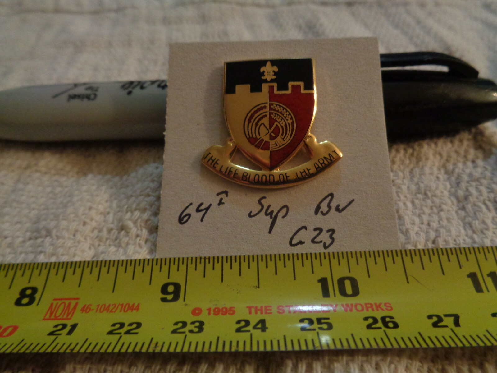 64th Support Battalion G23 Unit Crest, DI, DUI (DRAW#4)