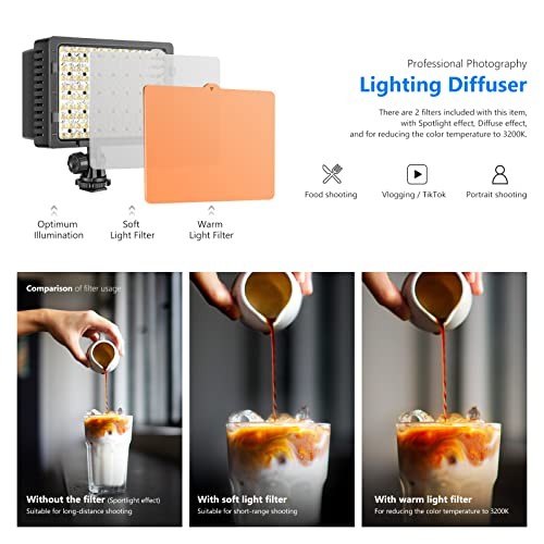160 LED Dimmable Ultra High Power Panel Digital Camera / Camcorder CN-160