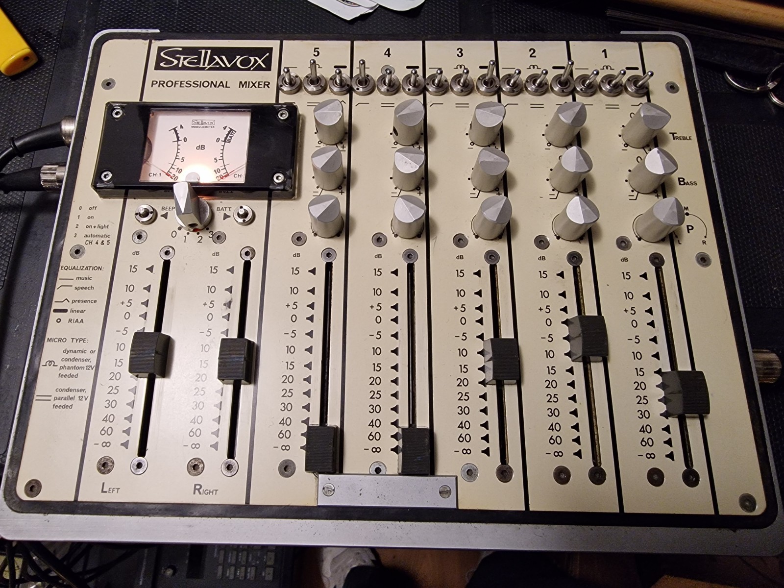 Stellavox AMI 5CH 12V '1972' Mixer