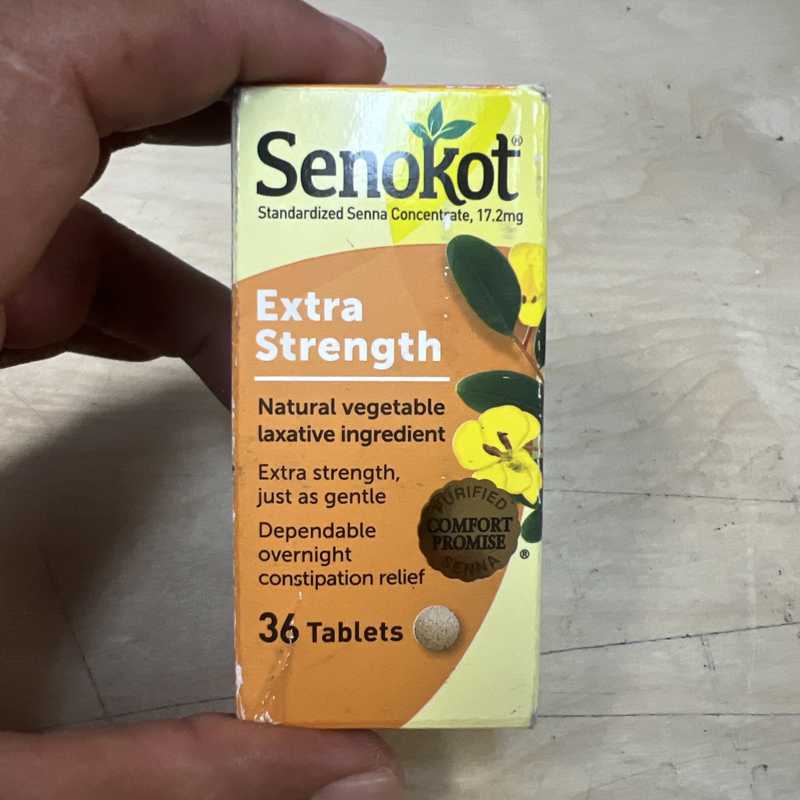 Senokot Extra Strength Natural Vegetable Laxative 36 Tablets EXP 09/2028 NEW