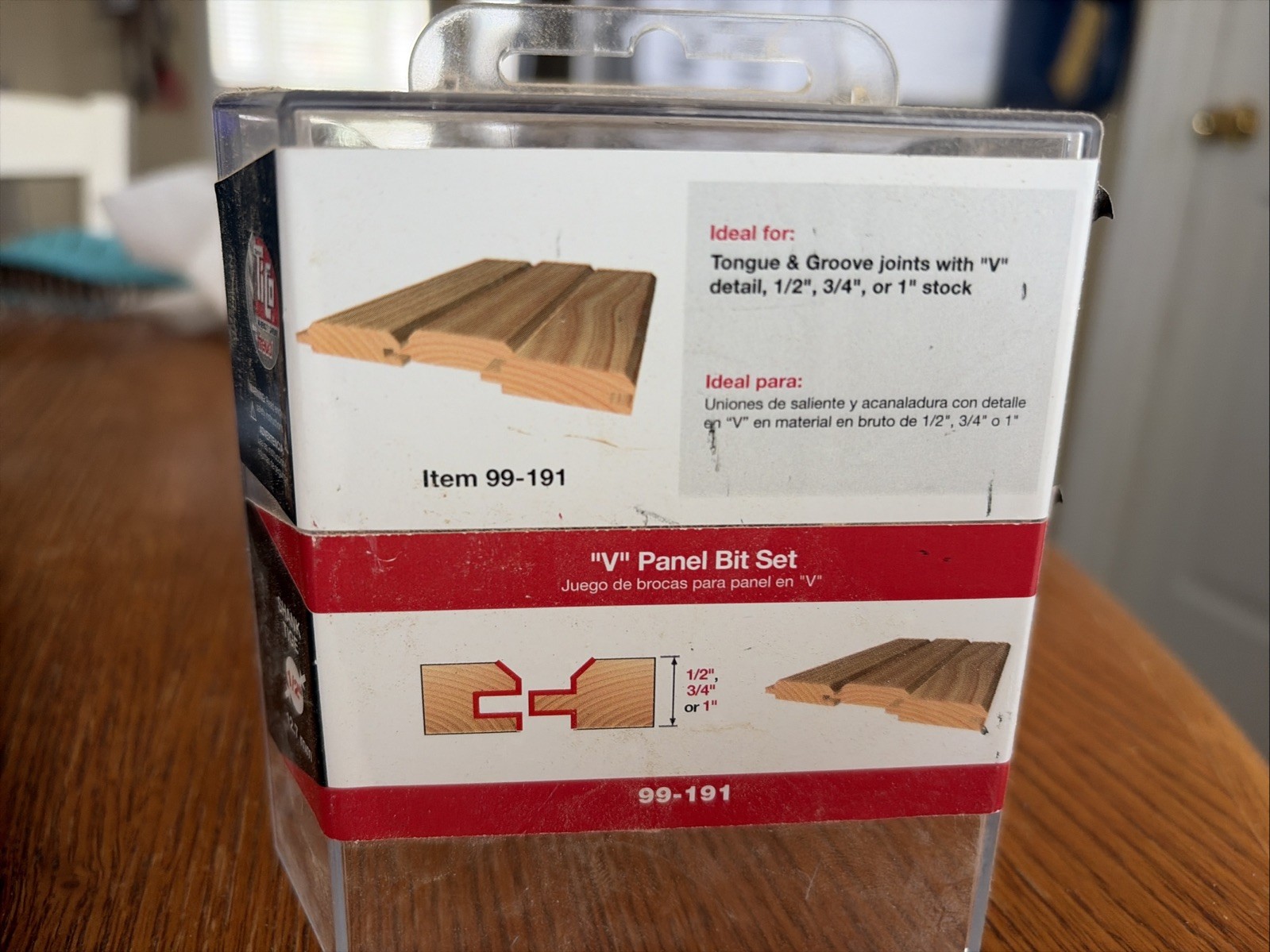 Freud 99-191 2-11/64" Diameter “V” Panel Bit Set
