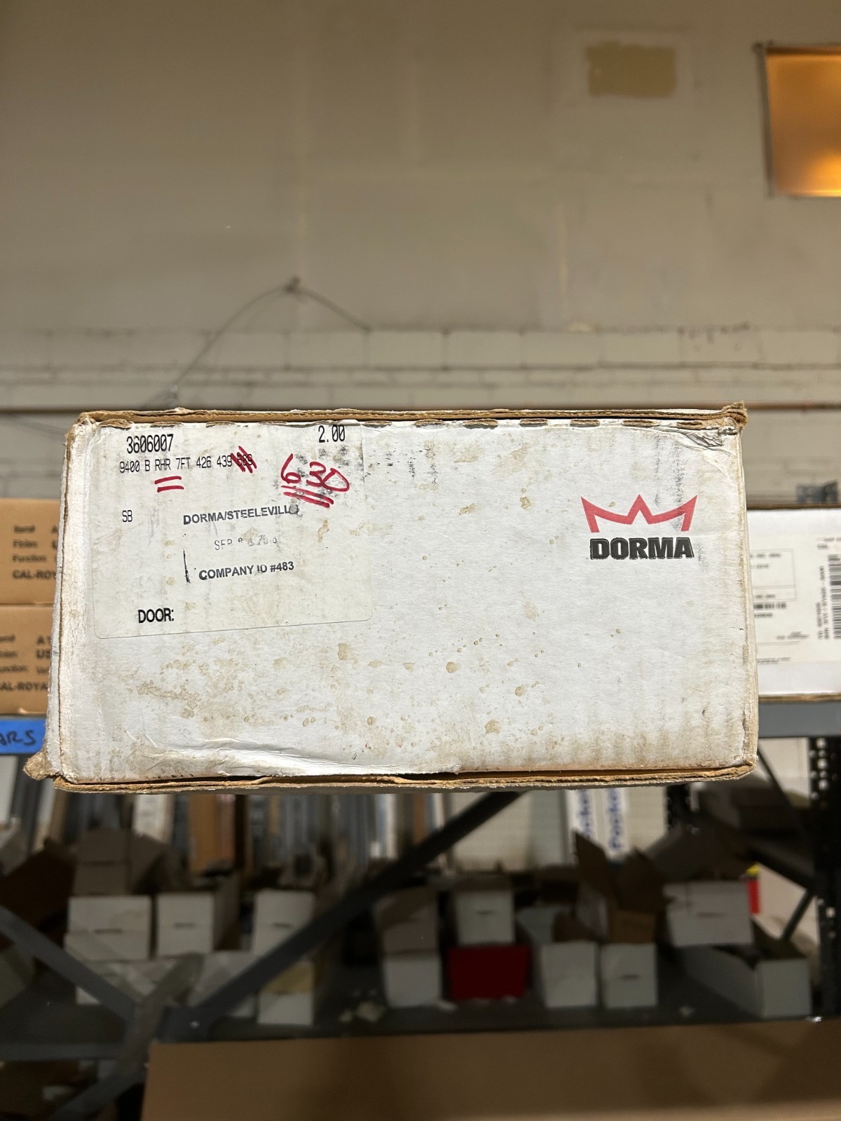 Dormakaba 9400B Grade 1 Surface Vertical Rod Exit Device RHR 9400B