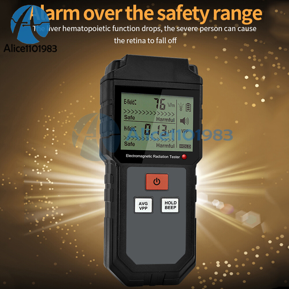ET825 Electromagnetic Field Radiation Detector Tester Emf Meter Dosimeter Meter
