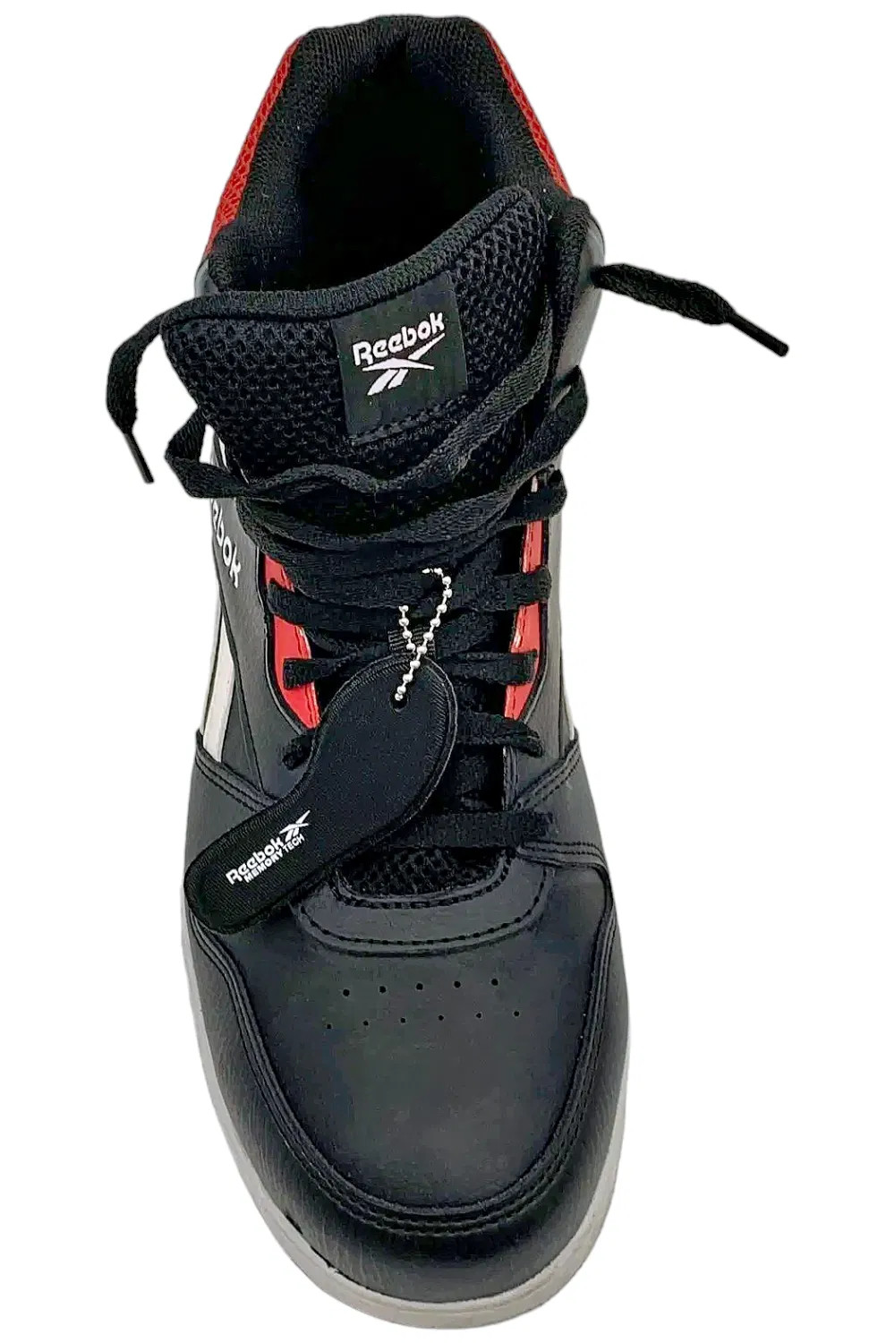 Reebok Men's Bb4500 Safety Toe High Top Work Sneaker Black/Red
