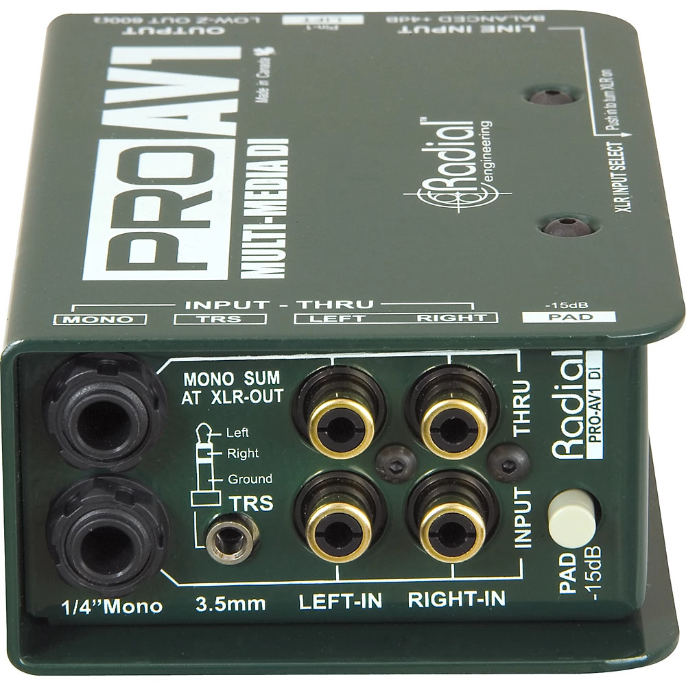 Radial Engineering ProAV1 Single-Channel Direct Box