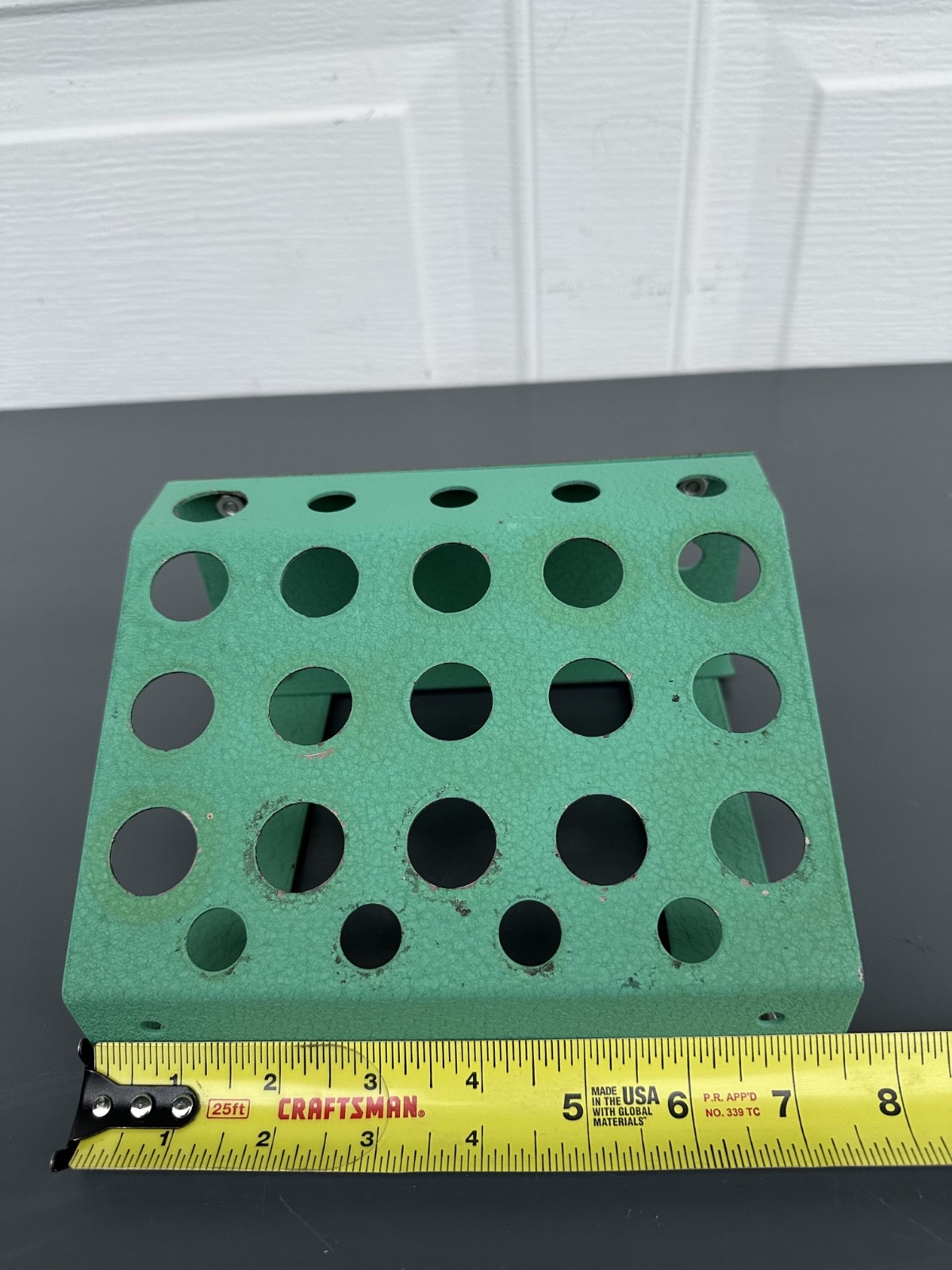 Vintage RCBS Reloading Dies Storage Metal Rack