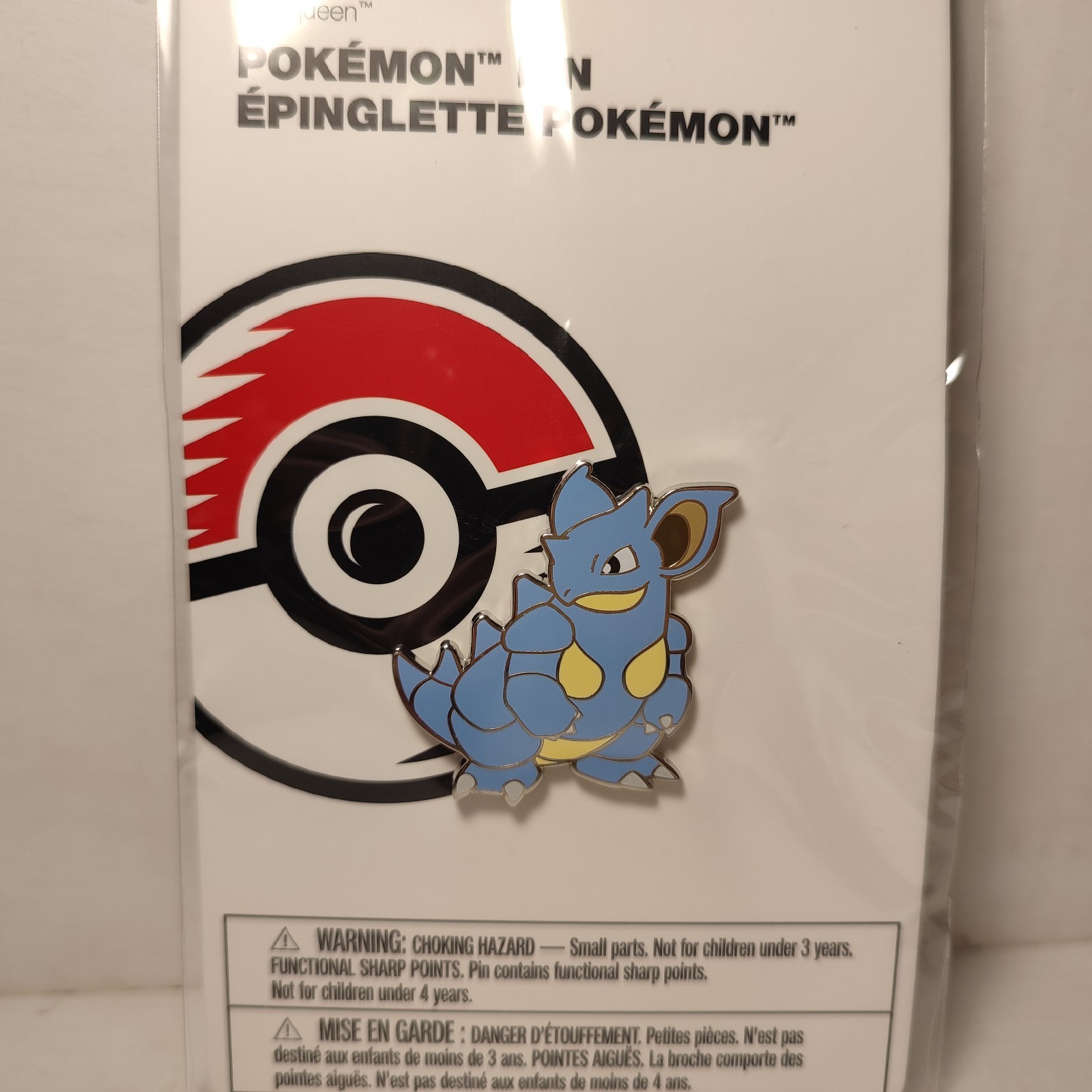 Pokemon TCG Nidoqueen Enamel Pin Official Nintendo Collectible Metal Badge