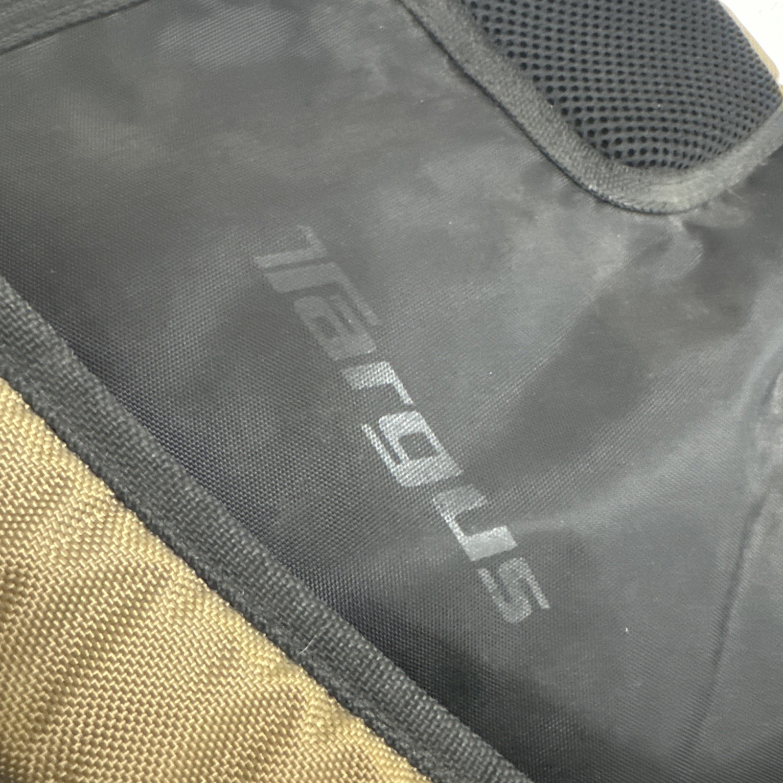 Targus Laptop Backpack Olive Green Water Resistant Multiple Pockets