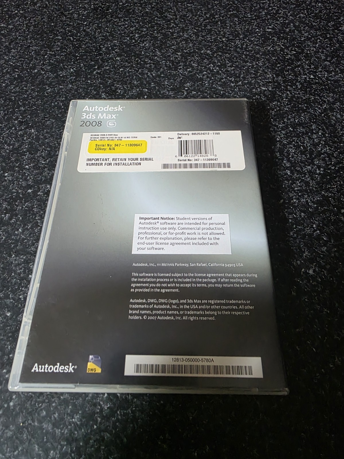 Autodesk 3ds Max 2008 DVD Software with Serial Number and Product Key