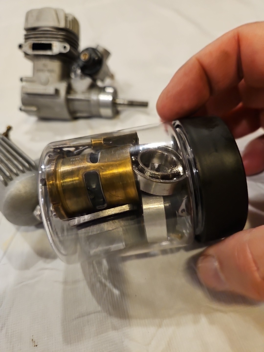 Supertigre 45R/c Model Airplane Engine With Extra Parts