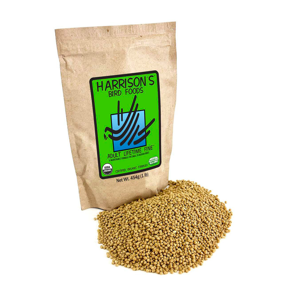 Harrison's Bird Foods Organic Adult Lifetime Fine - Nuggets Bird Food