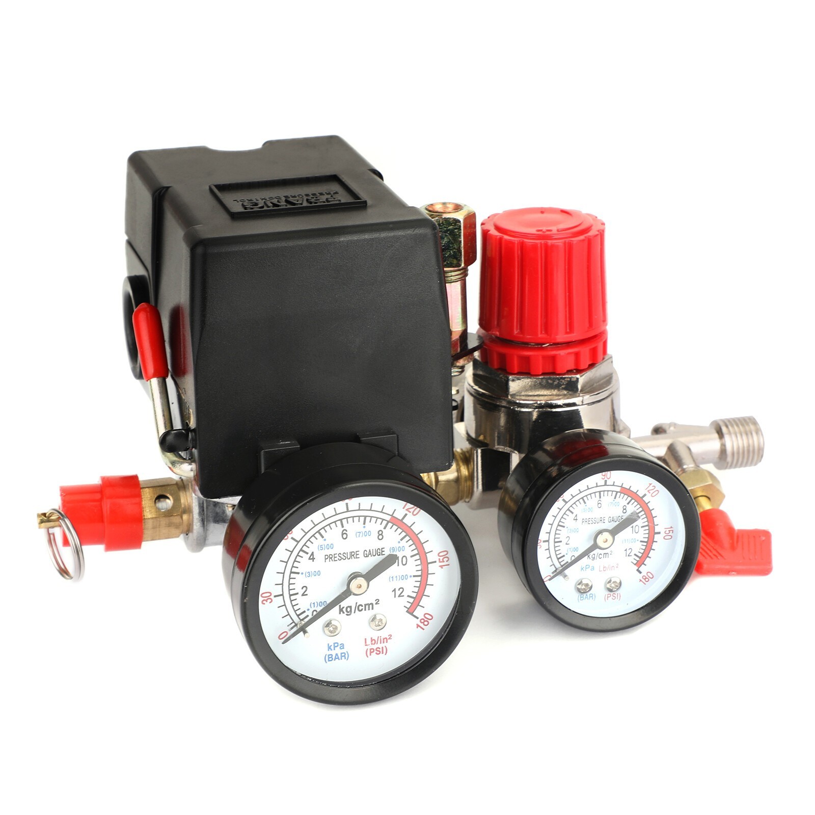 Air Compressor Pressure Control Switch Manifold Regulator Fitting CA