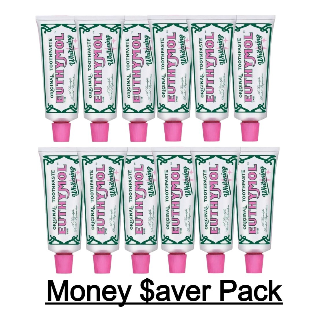 12x Euthymol Whitening Toothpaste 75ml - Pack of 12