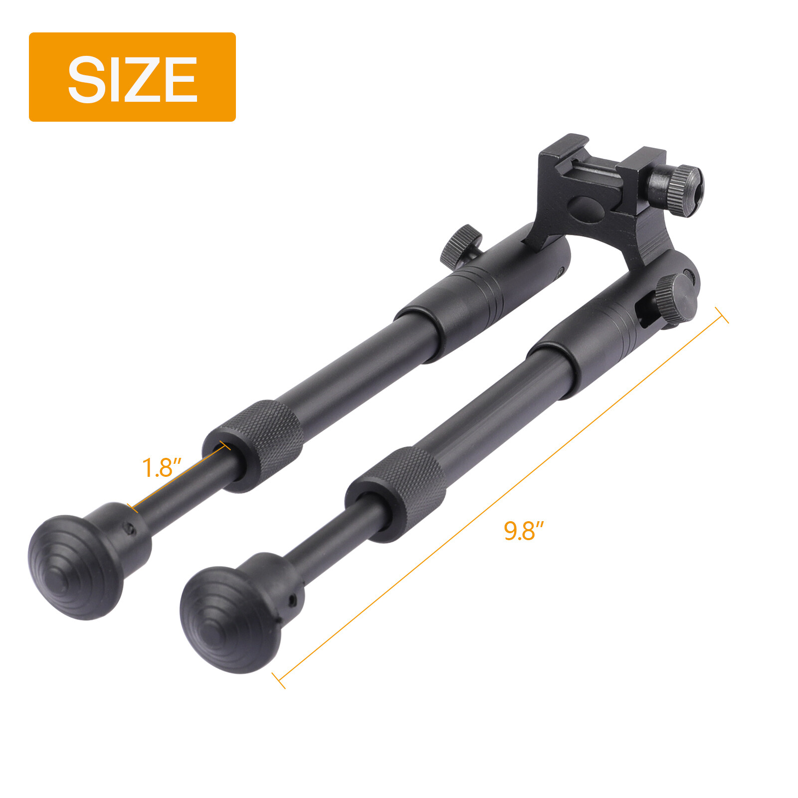Tactical Support 6-9'' Tactical Bipod Mount Adaptor Connector for Picatinny Rail