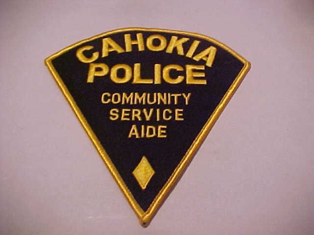 CAHOKIA  ILLINOIS  C.S.A. POLICE  PATCH **** FREE USA SHIP ****  SHOULDER SIZE